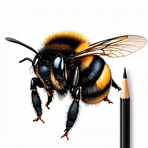 Bumble Bee tattoo design idea