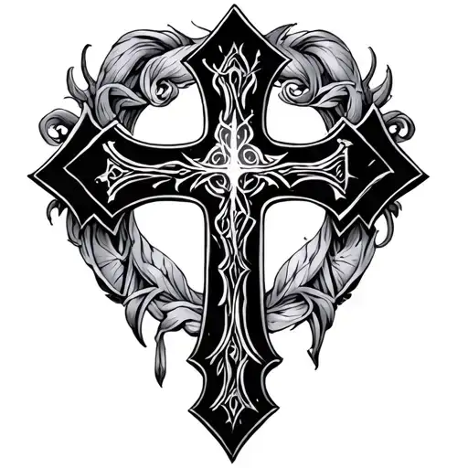 cross tattoo tattoo design idea