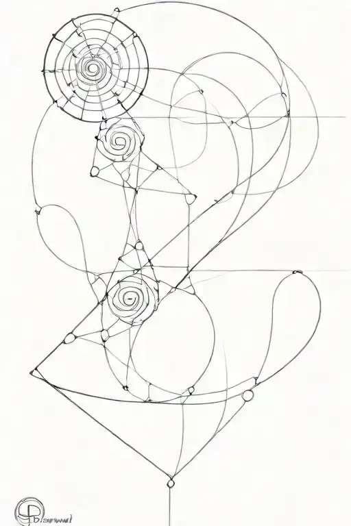 fractals Fibonacci sequence tattoo design idea