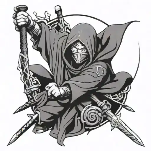 Naruto reaper death seal tattoo design idea