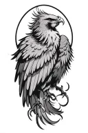 phoenix tattoo design idea