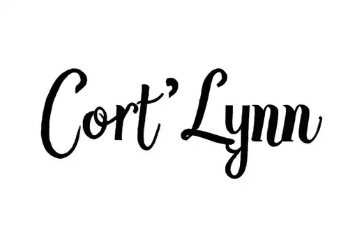 "Cort’Lynn " tattoo design idea