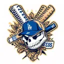 dodgers tattoo design idea