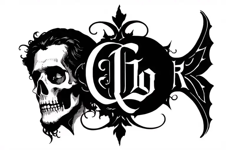 "Arley R 10" mourning honor to my brother tattoo design idea