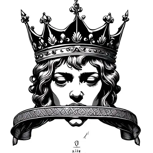 heavy is the head that holds the crown tattoo design idea