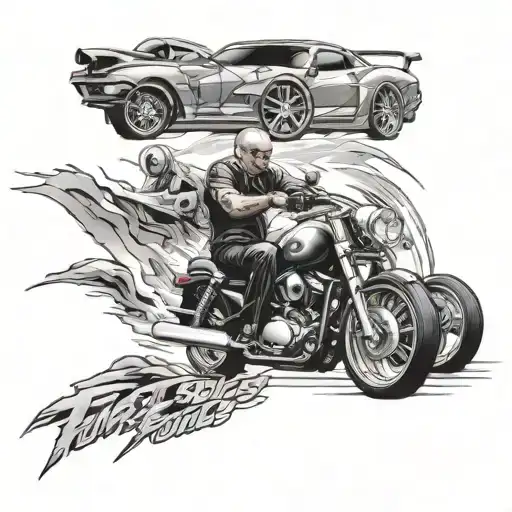 Fast And Furious tattoo design idea