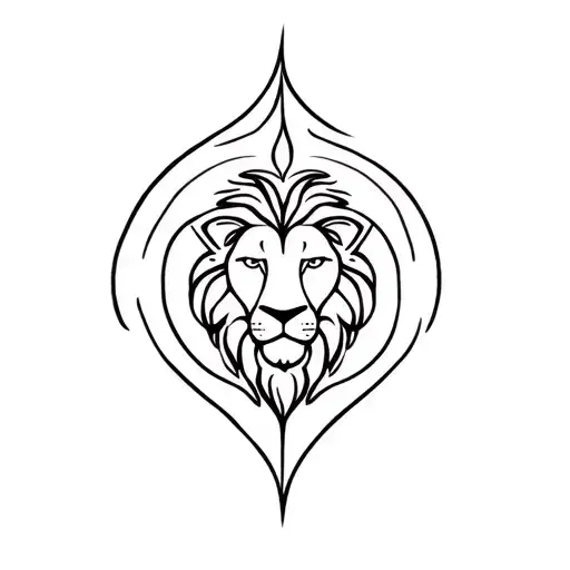 lion hearth rasta tattoo design idea