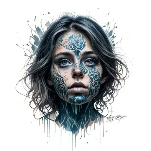 depersonalization derealization disorder tattoo design idea