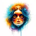 depersonalization derealization disorder tattoo design idea