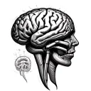 Brain Tumor tattoo design idea