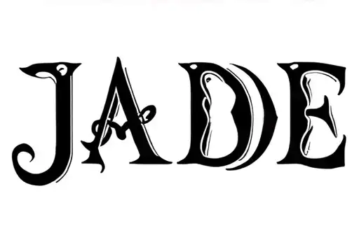 "Jade" tattoo design idea