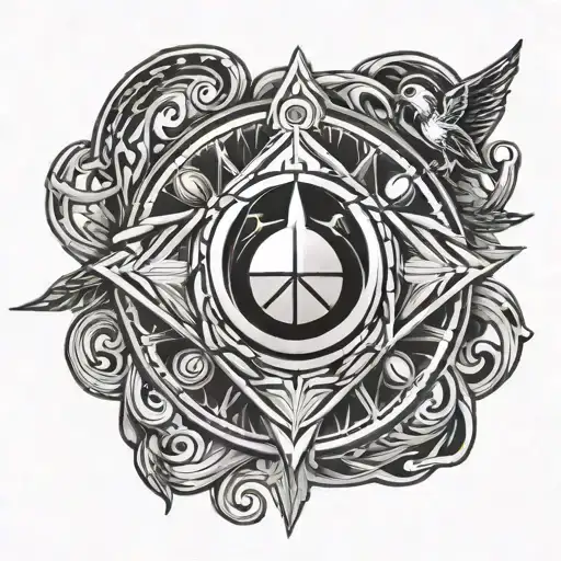rebel alliance sigil tattoo design idea