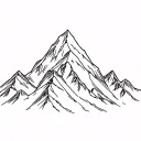 Mount Everest tattoo design idea