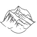 Mount Everest tattoo design idea