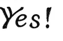 "Yes!" tattoo design idea