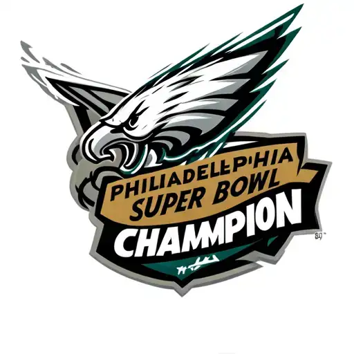 Philadelphia Eagles Super Bowl Champion tattoo design idea