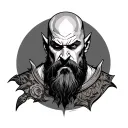 kratos tattoo design idea