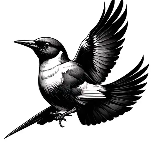 Swallow birds tattoo design idea