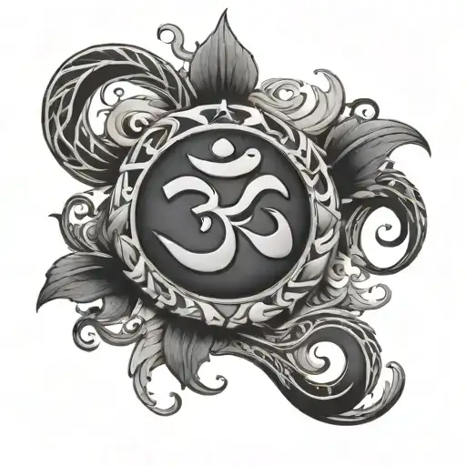 om owns me written across chest tattoo design idea