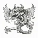 DONG tattoo design idea