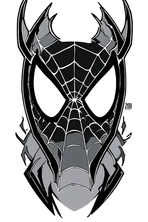 Spiderman 2099 logo tattoo design idea