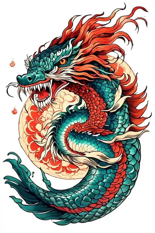 Leviathan tattoo design idea