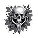 Pubic tattoo design idea