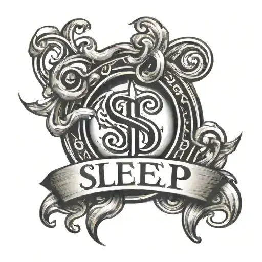 sleep token band logo tattoo design idea