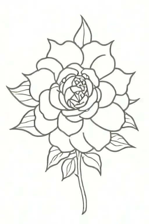 flower and g59 $uicideboy$ tattoo design idea