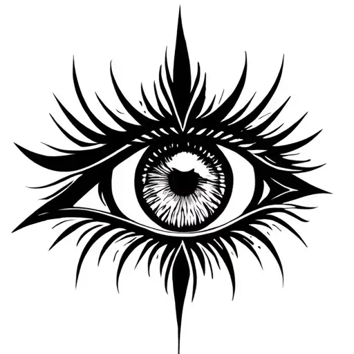Eye Of Sauron tattoo design idea