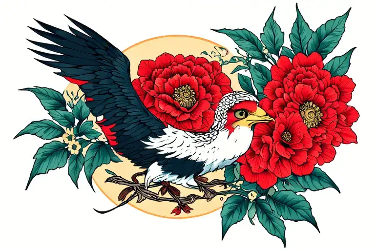 Freedom, fear, alcoholism tattoo design idea