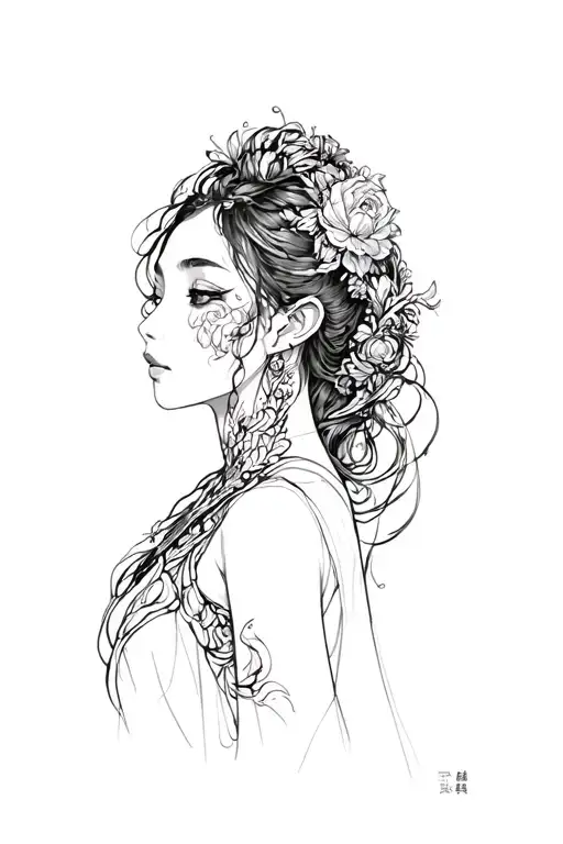 norigae tattoo design idea