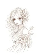 norigae tattoo design idea