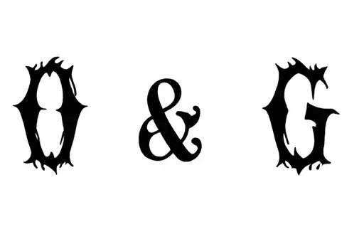 "O&G" tattoo design idea