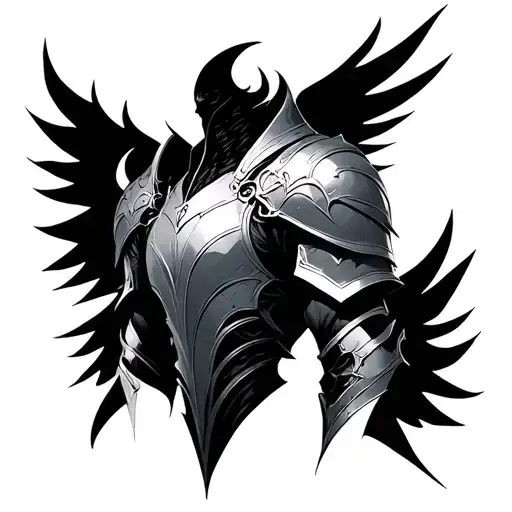 cosmere shoulder armor tattoo design idea