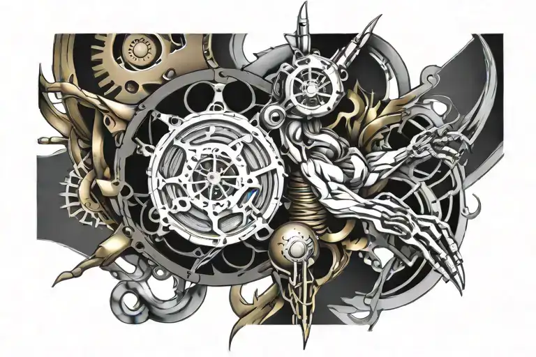 Female tattoo design idea