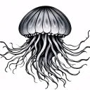 Jellyfish tattoo design idea