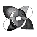 3 circles in triangle tattoo design idea