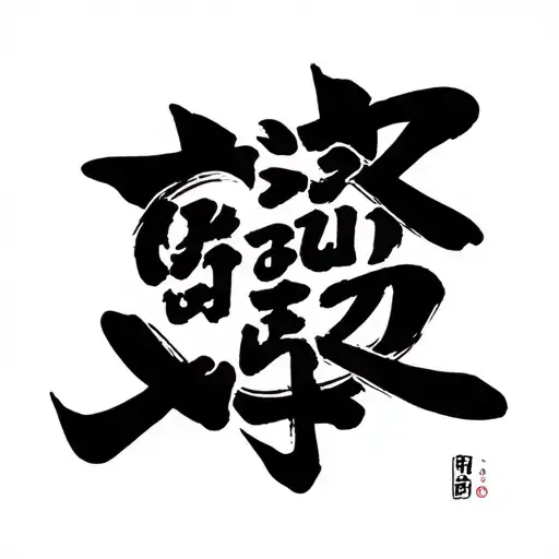 Jiu Jitsu Japanese Lyrics linked with a tape tattoo design idea