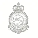 a badge of the royal australian air force tattoo design idea