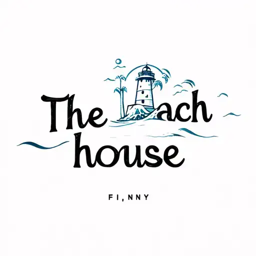 "The beach house FI,NY" ocean lighthouse wave tattoo design idea