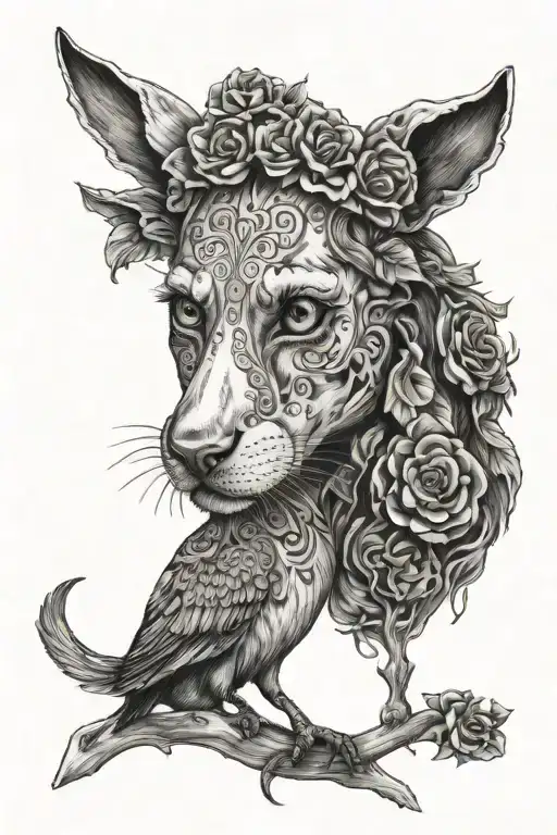 i lost my parent at age of 14 they were very dear to me later my grandma was my gaurdian and i loved her even she is no  tattoo design idea