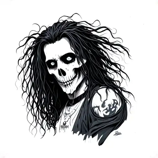 Ghostemane tattoo design idea
