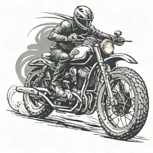 motorcycle is everything create for my bicep motocross and sports bike together  tattoo design idea