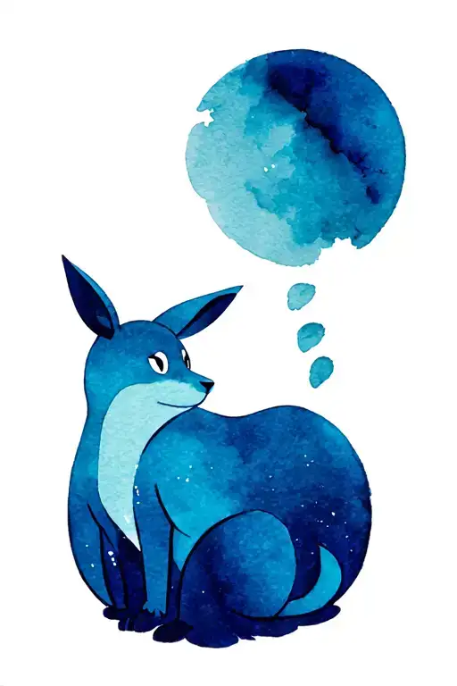 bluey's dad and bingo tattoo design idea