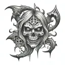 ghostemane tattoo design idea