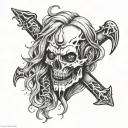 ghostemane tattoo design idea