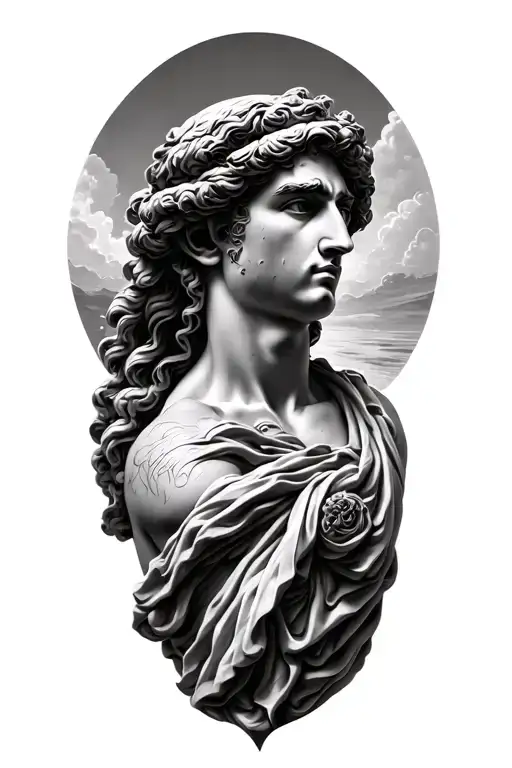 greek mythology tattoo design idea