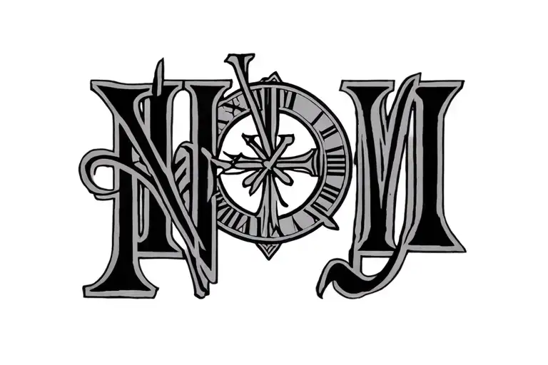 November 15, 2003 Roman numerals tattoo design idea