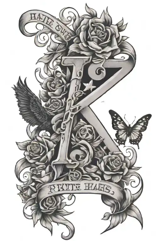 Hate has 4  lettersBut so does love Enemies has 7 lettersBut so does friends Lying has 5 letters But so does truth tattoo design idea